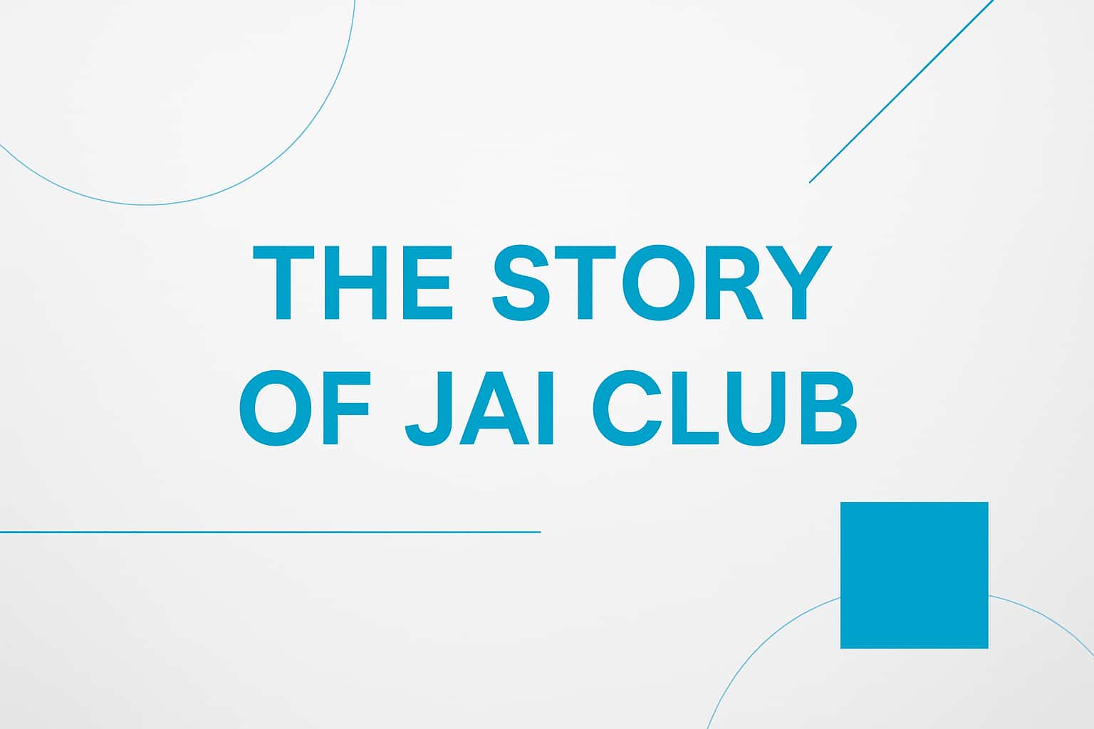 The Story of Jai Club Interface