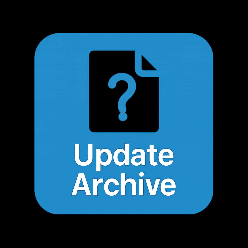 Minimal badge representing Jai Club Update Archive.