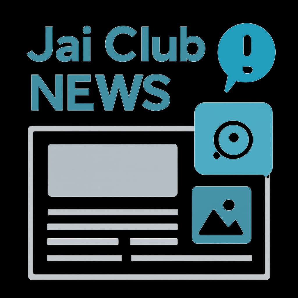 Illustration detailing the latest updates from Jai Club News.