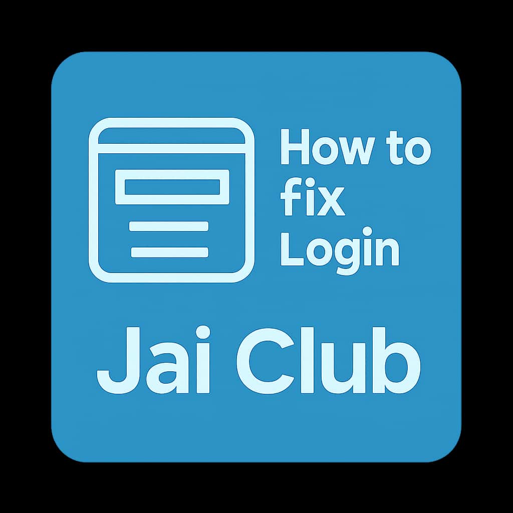 An icon representing the guide on fixing login issues for Jai Club.