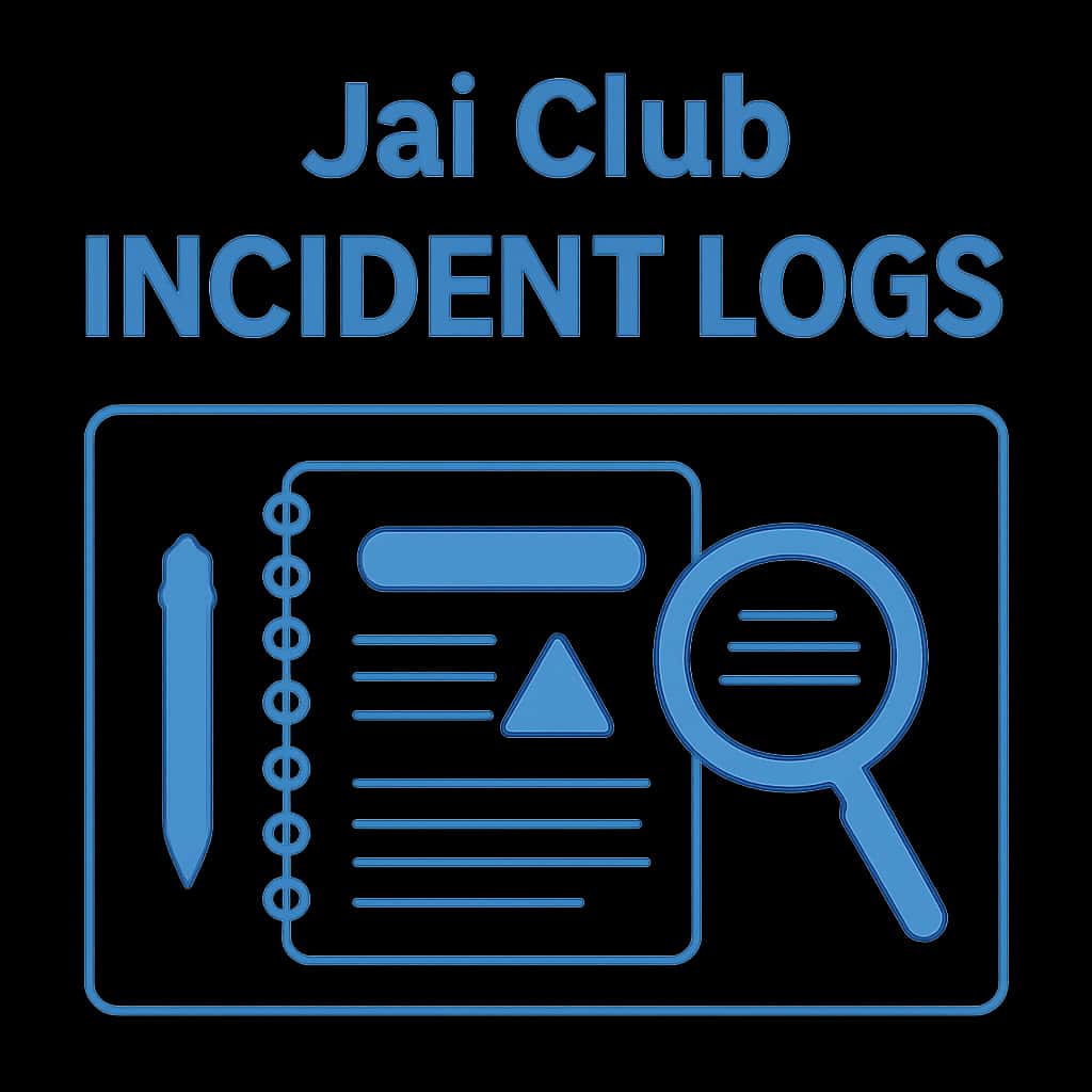 An educational diagram detailing the Jai Club Incident Logs.