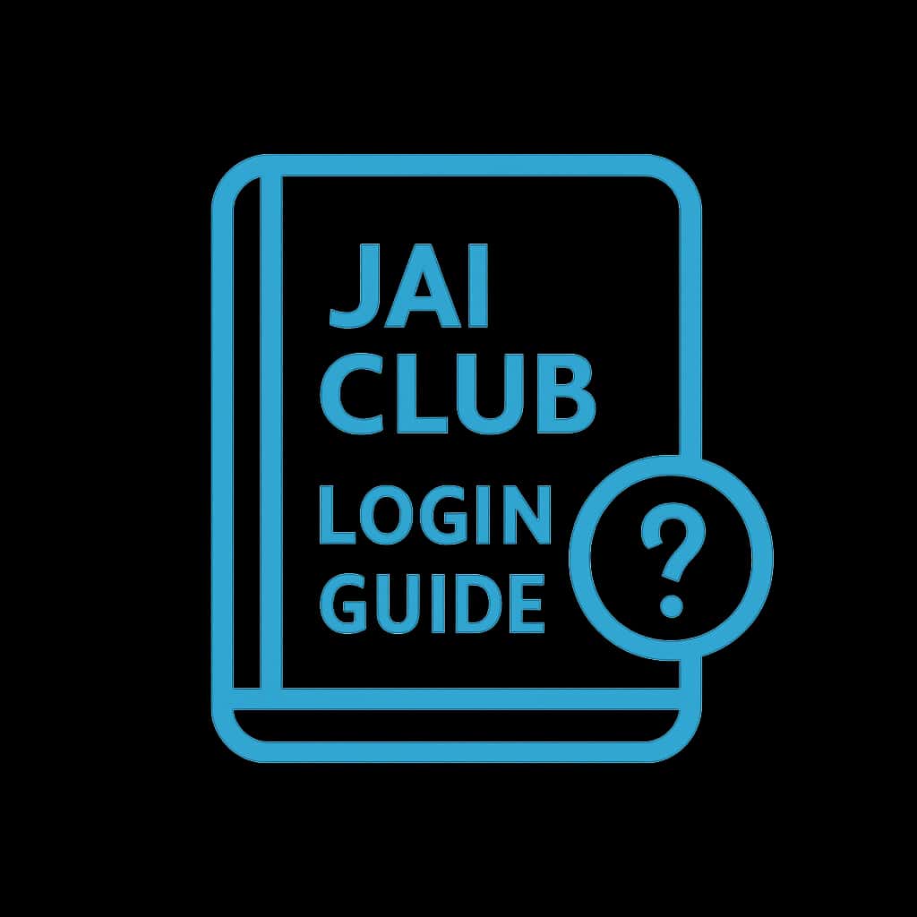 A professional badge for the Jai Club Login Guide.
