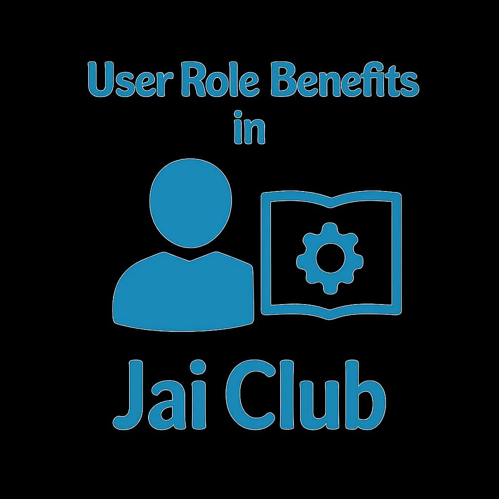 An icon representing user role benefits in Jai Club.