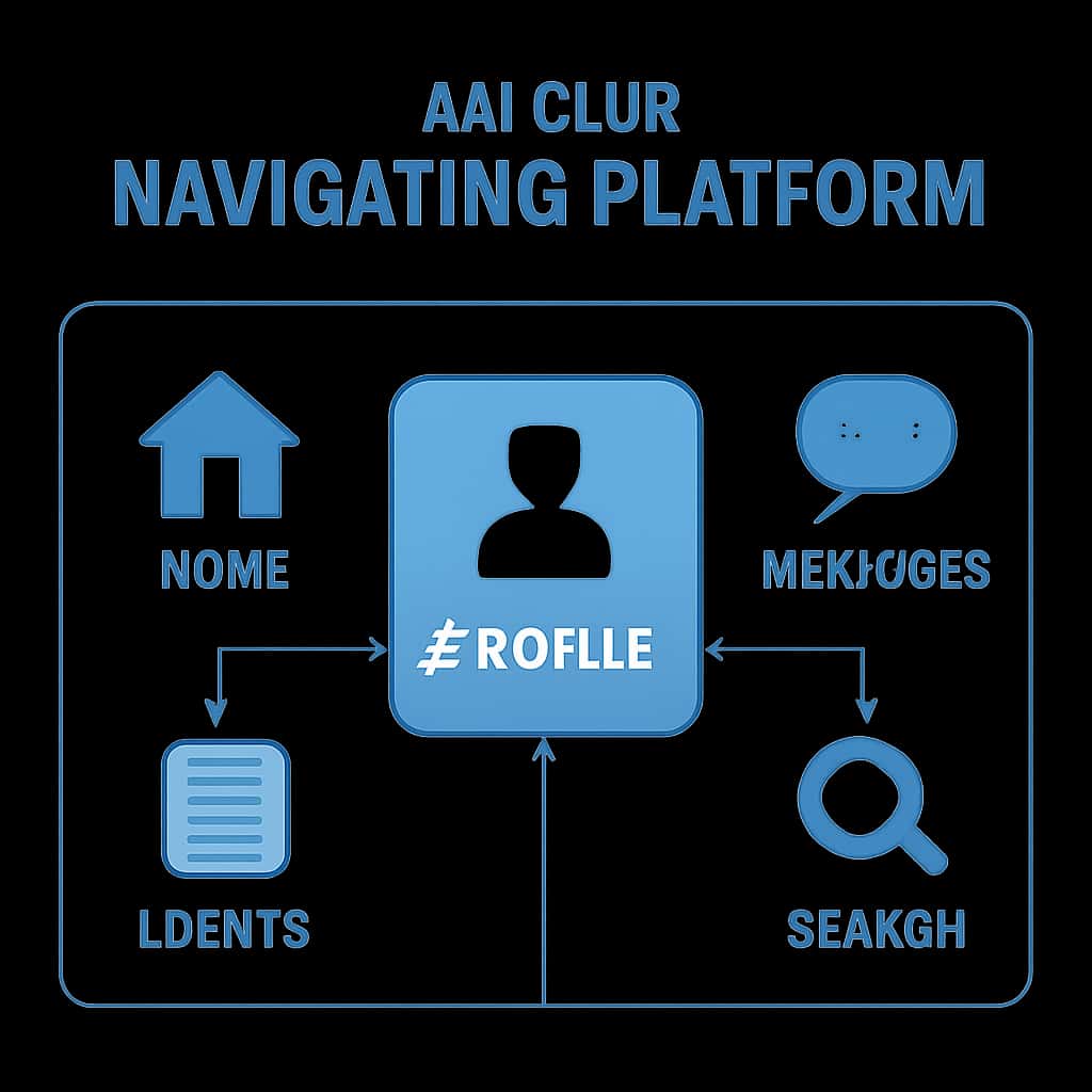 A diagram illustrating navigation tips for Jai Club.