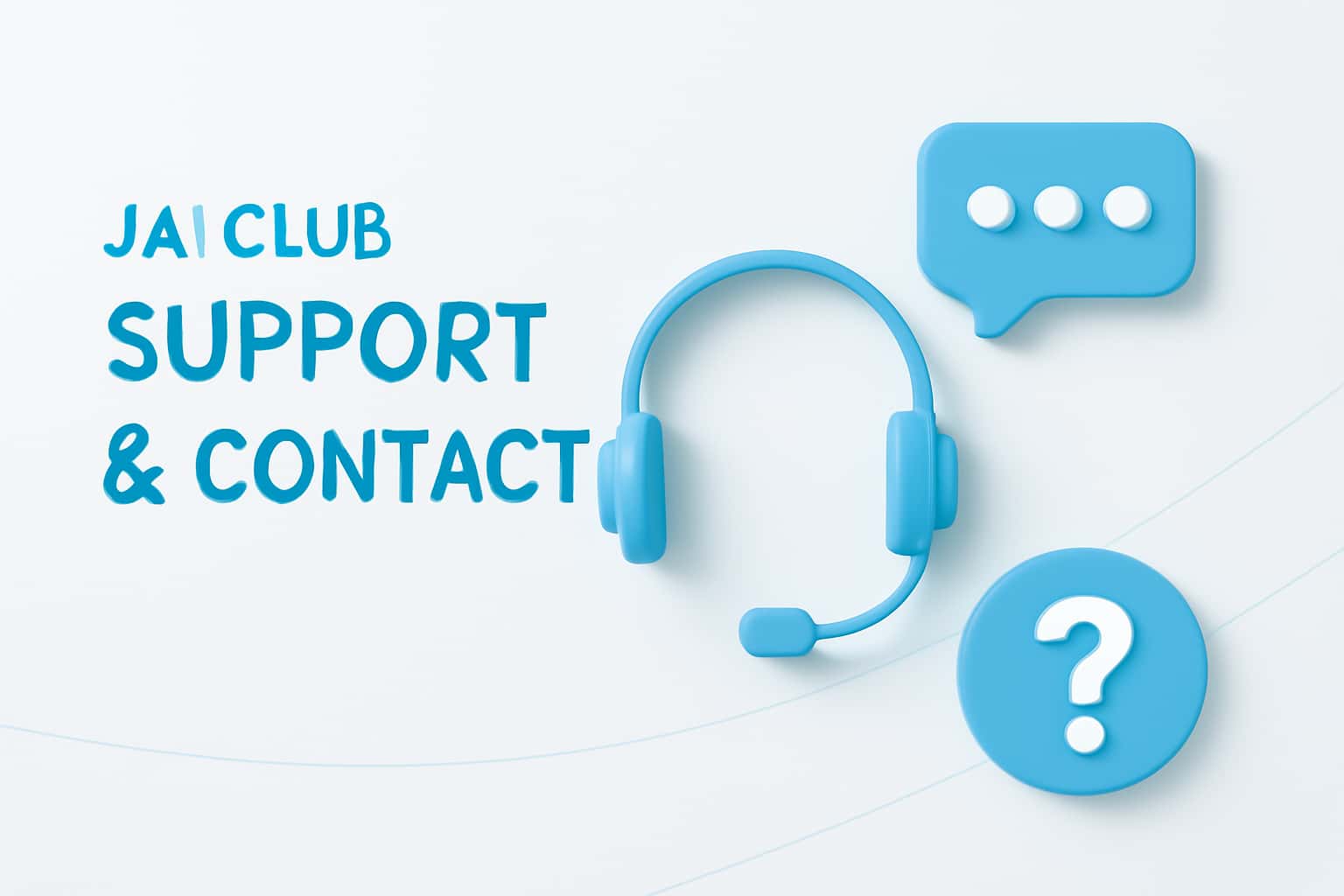Jai Club Support & Contact Interface