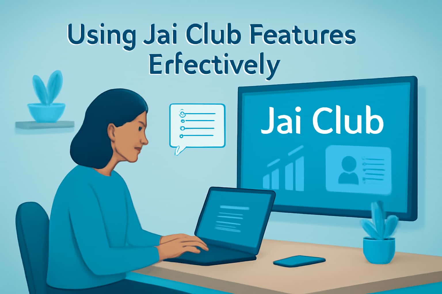 An informational graphic about effectively using Jai Club features.